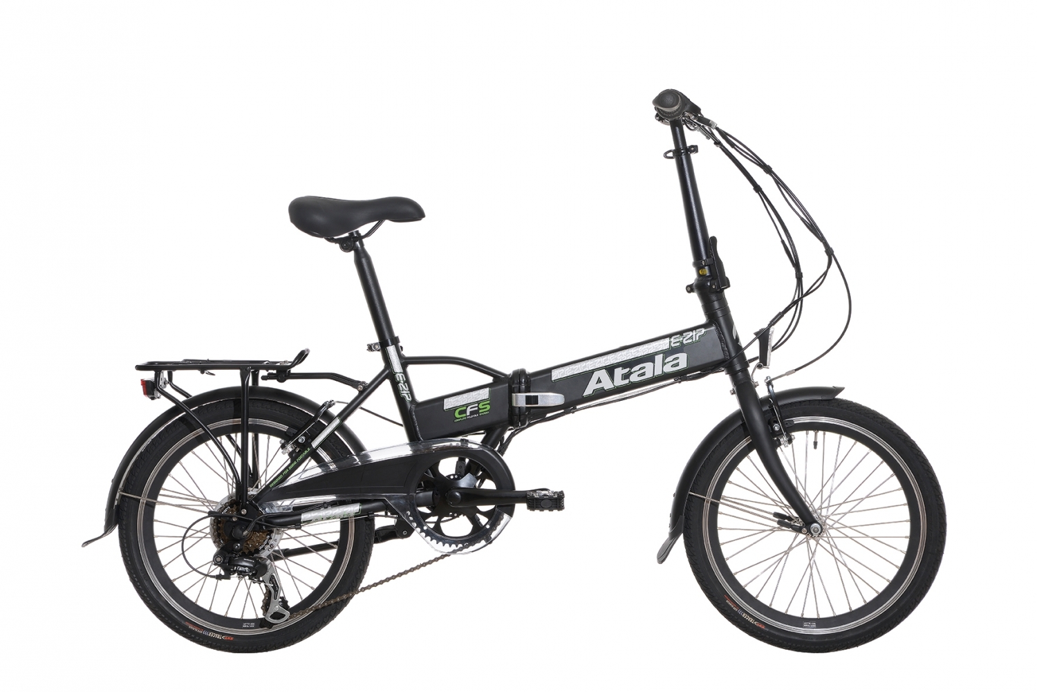 Atala E-Zip Bicicleta Portable, Plegable 6v 36v 6Ah